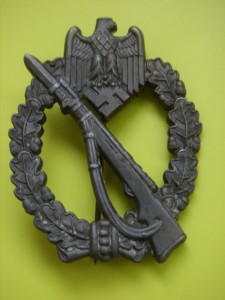 Пехотный штурмовой знак W.H. в бронзе (бунт)
