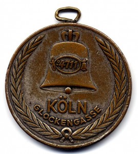 Медаль OLYMPIA 1936 BERLIN (KOLN Glockengasse 4711)