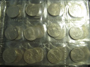 50 юбилейных монет.