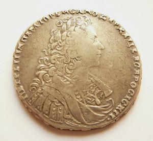 Рубль Пётр-II 1729(2)