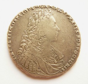 Рубль Пётр-II 1729(2)