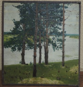 Картина подпись Е Дорогуш 1924