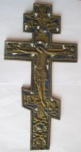Крест большой. 35*17,7 см. 2 эмали