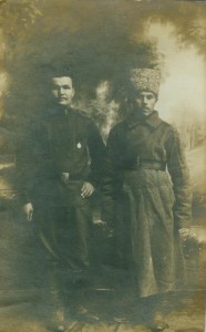 Солдат с медалью.