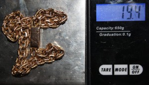 БРАСЛЕТ  МУЖСКОЙ 585пр -19.4гр