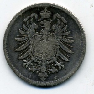 1 марка 1875г.