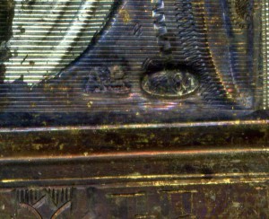 Икона ,Серебро 84,Эмали ,Сусалка , Киот , Дорого