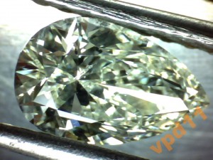 Бриллиант 1.01кт груша белый si1-2