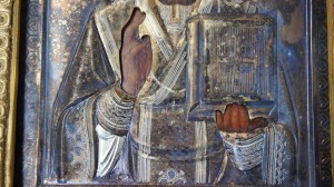 Икона ,Серебро 84,Эмали ,Сусалка , Киот , Дорого