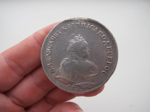 Рубль 1742 г