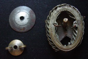 Знак красного командира-наборной (бронза)