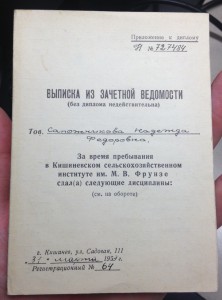 Комплект на мужа и жену Кандидата биологических наук