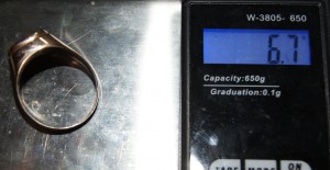 перстень печатка с ониксом с биркой