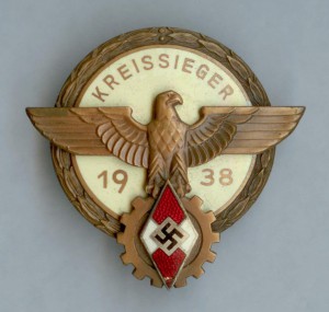 Знак победителя профсоревнований на уровне Рейха 1939