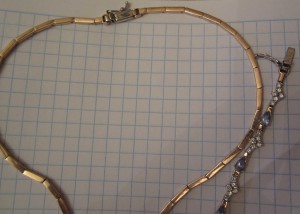 Золотой набор с топазами и фианитами, 585 пр. золото русское