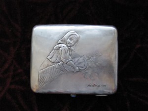 ПОРТСИГАР АГИТАЦИОННЫЙ "КОЛХОЗНИЦА", СССР