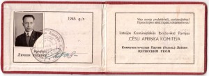 2 достов.1935г.Москваи КП(б)Латвии Цесиск.Уком 1945г.