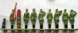 Солдатики. Пограничники. 60 мм.