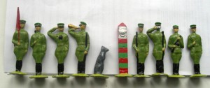 Солдатики. Пограничники. 60 мм.
