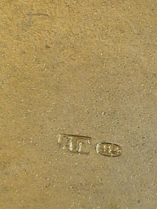 Серебряный портсигар. Россия, 19век.