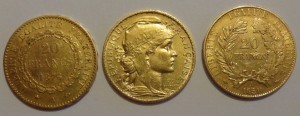 20 франков Петух,Ангел, Церес