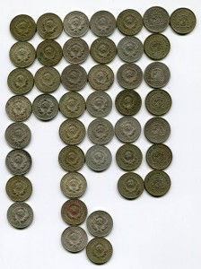 52 билона из закладухи + еще 40 монет (1921-30 гг.)