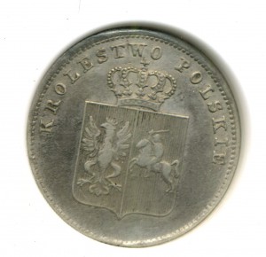 2 злотых 1831 в слабе