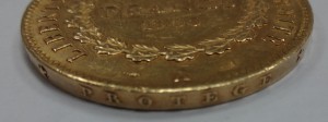 Золото .100 франков 1900 год