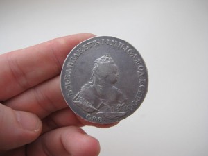 Рубль 1742 г. СПБ
