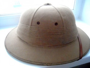 Шлем немецкий,тропический.