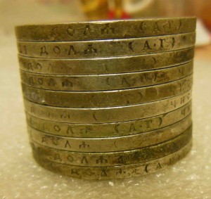 Рубль 1897 г. 10 штук. Серебро