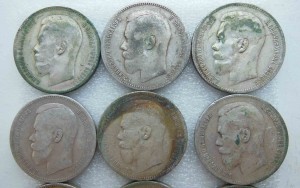 Рубль 1897 г 10 штук. Серебро. ОРИГИНАЛ