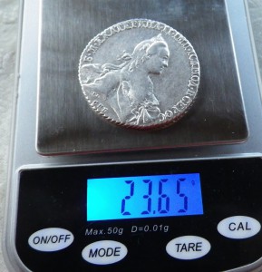 Рубль 1768 года. Продажа.