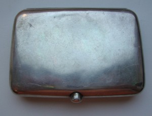 Портсигар 84 с цветком!