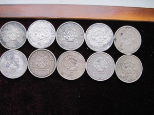 50 копеек 1922(10шт)кладовые