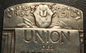 Франция Медаль 132гр 85х49мм Серебро 1914