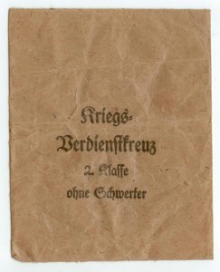 Крест военных заслуг 2 класса без мечей с пакетом
