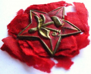 Красноармейский знак 1918 года в люксе!