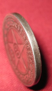 50 копеек 1922 г. гурт гладкий