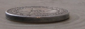 50 копеек 1922 г. гурт гладкий