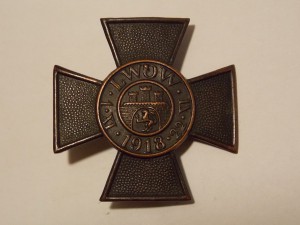 Памятный "Крест за оборону Львова. № 3491.