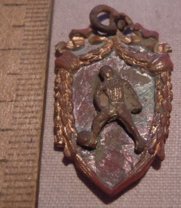 Именной жетон футболиста 20-30х годов.