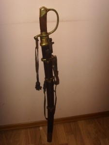 ДРАГУНСКАЯ ШАШКА ОБР.1881г. СО ШТЫКОМ, ПОРТУП.и ТЕМЛЯКОМ