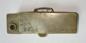 Маслёнка латунная от ружья системы Крнка 1876г.