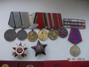 Комплект героического пограничника с П-обр Отвагой доки