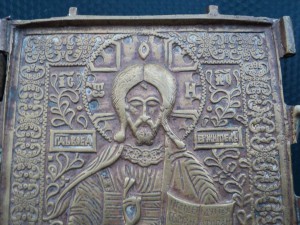 Складень  «Деисусный чин» без одной створки.