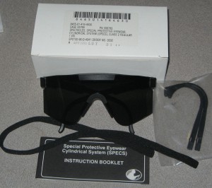 Очки US ARMY, защитные тёмные.