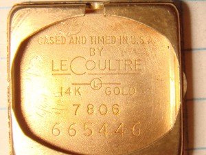 LeCoultre, золото 14 карат