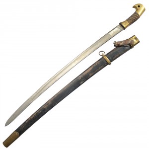 Казачья шашка обр. 1881, 1921 г.в., "пузатая" рукоять