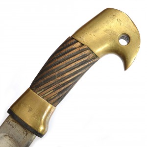 Казачья шашка обр. 1881, 1921 г.в., "пузатая" рукоять